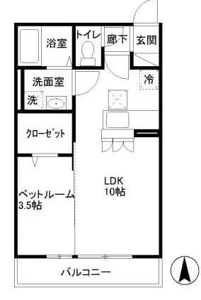 間取り図 | オンライン不動産なら株式会社ななカンパニー